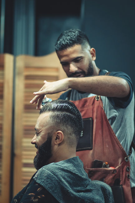 man-brushing-hair